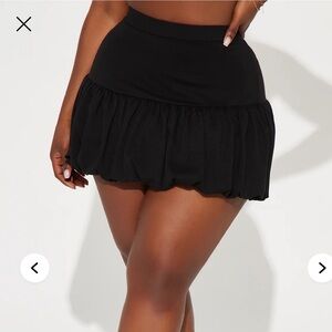 Fashion Nova Black Mini Skirt